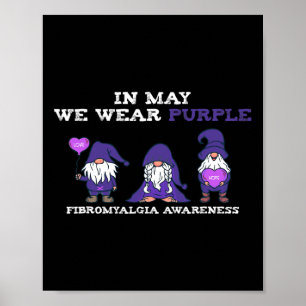 Affiche Fibro de sensibilisation à la fibromyalgie en mai