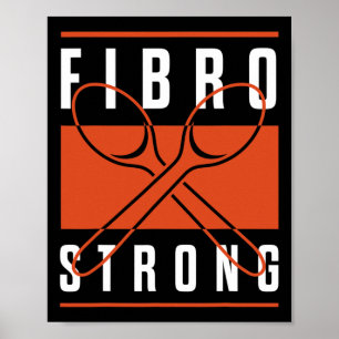 Affiche Fibro de sensibilisation Cuillères graphiques fort