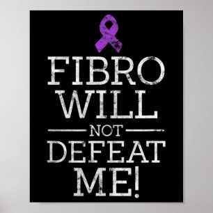 Affiche Fibro Ne Me Défendra Pas Fibromyalgie Sensibilisat