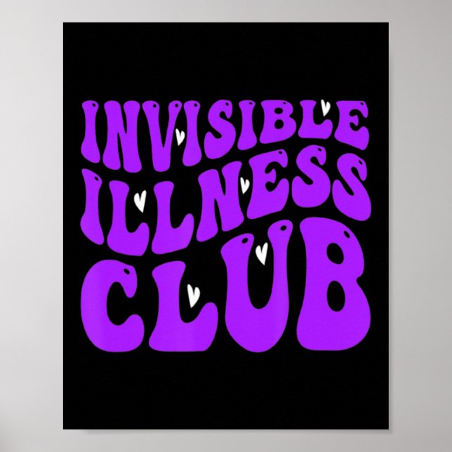Affiche Fibromyalgia Guerrier Super Fibromyalgie Sensibili (Devant)