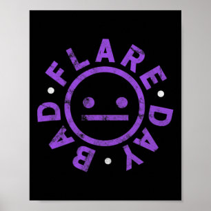 Affiche Fibromyalgie Feu Feu Feu Jour Chronique Douleur Fi