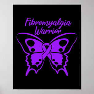 Affiche Fibromyalgie Guerrier Fibro Sensibilisation Beurre