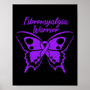 Affiche Fibromyalgie Guerrier Fibro Sensibilisation Beurre