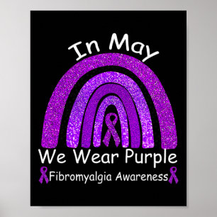 Affiche Fibromyalgie Sensibilisation Arc En Mai Nous Porto