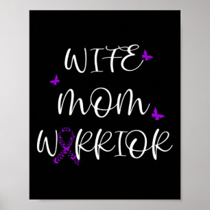 Affiche Fibromyalgie Sensibilisation Fibro Warrior Invisib