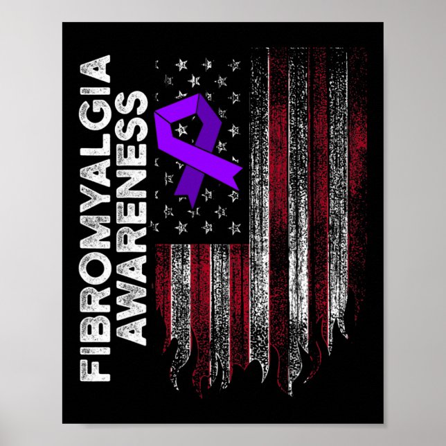 Affiche Fibromyalgie Survivant Fier Guerrier 11 (Devant)