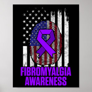 Affiche Fibromyalgie Survivant Fier Guerrier 12