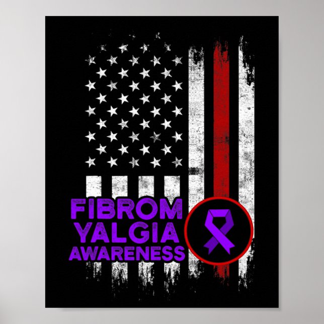 Affiche Fibromyalgie Survivant Fier Guerrier 13 (Devant)