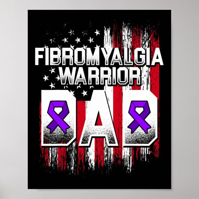 Affiche Fibromyalgie Survivor Maman Guerrier 3 (Devant)