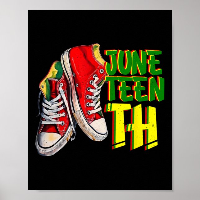 Affiche Fiche nutritionnelle du roi noir de Juneteenth en  (Devant)
