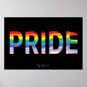 Affiche FIDE LGBTQIA Rainbow Flag, Cool du mois