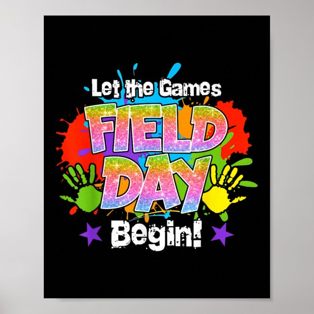 Affiche Field Day 2025 Laisser Les Jeux Commencer Les Ense (Devant)