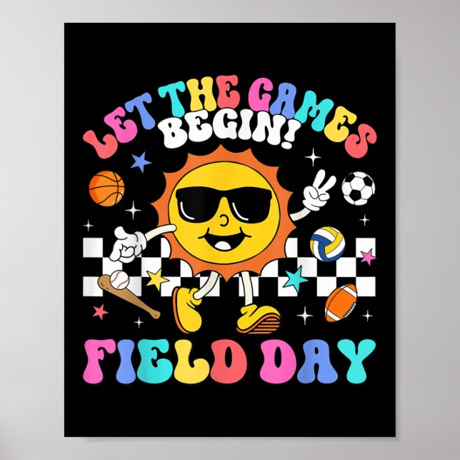Affiche Field Day 2025 Laisser Les Jeux Commencer Les Ense (Devant)