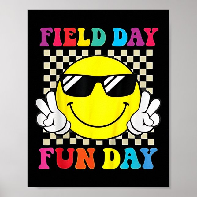 Affiche Field Day Fun Day Amusant Pour Les Enfants Enseign (Devant)