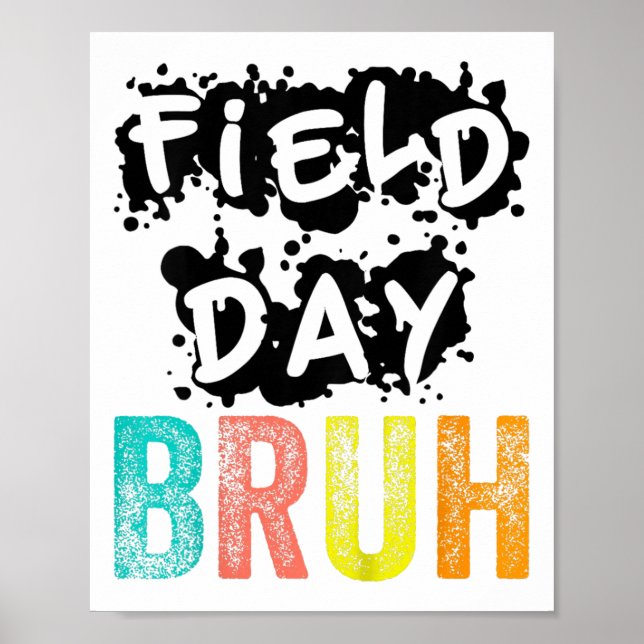Affiche Field Day Fun Day Amusant Pour Les Enfants Enseign (Devant)