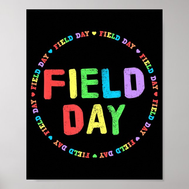 Affiche Field Day Physical Education Gym Teacher P.E 60 (Devant)