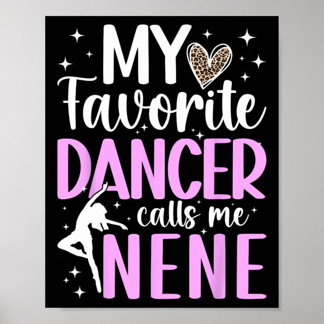 Affiche Fier Danse Nene D'Une Danse Nene Danser Nene Gra (Devant)
