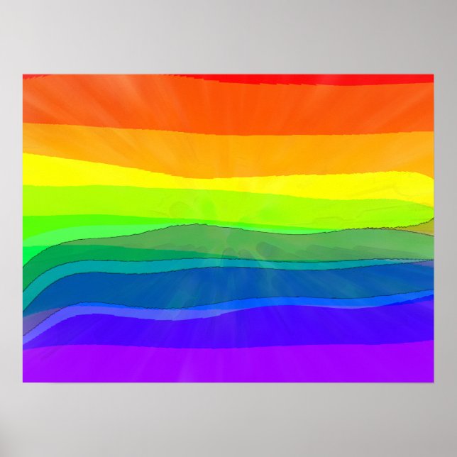 Affiche Fier d'être moi - Fierté LGBTQIA (Devant)