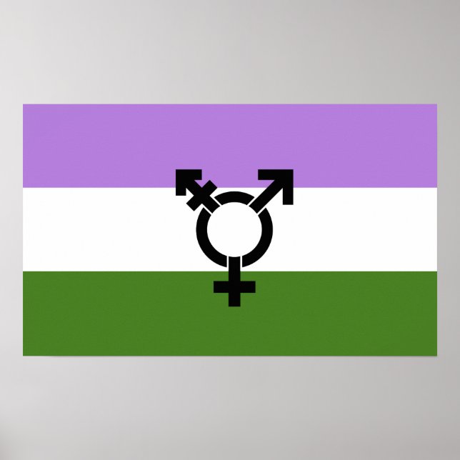 Affiche Fier d'être queer - fierté queer et genre (Devant)
