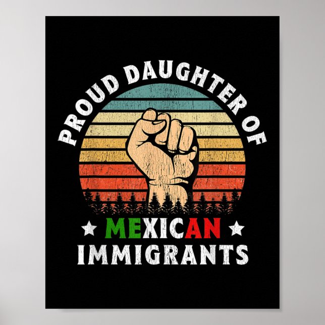 Affiche Fier Fille Des Immigrants Mexicains (Devant)