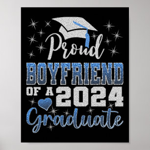 Affiche Fier Garçon De 2024 Diplômé Awesome Famille Sc