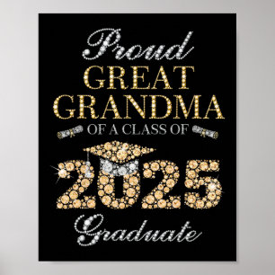 Affiche Fier Grand Grand Grand-Mère D'Un Cl De 2025 Diplôm