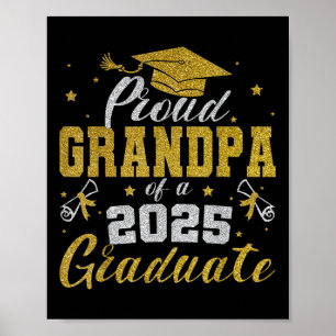 Affiche Fier grand-père d'un diplômé de la promotion 2025