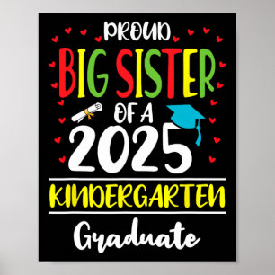 Affiche Fier Grande Soeur D'Un Cl De 2025 Maternelle Grad