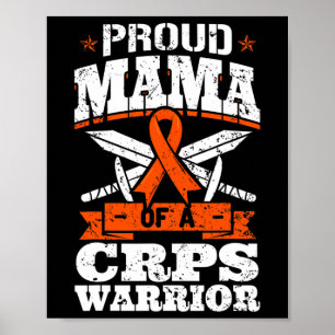 Affiche Fier Mama D'Un Militaire Des Crps Warrier Rsd Sens