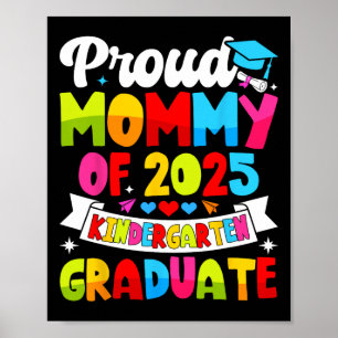 Affiche Fier Maman De 2025 Graduate De La Maternelle