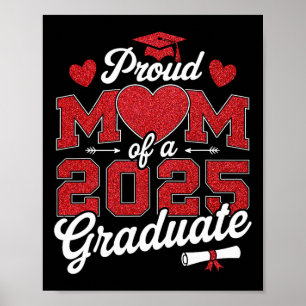 Affiche Fier Maman D'Un Cl De 2025 Graduate Graduati Senio