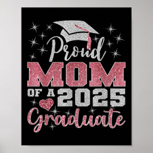 Affiche Fier Maman D'Un Graduate Maman 2025 Graduation 202