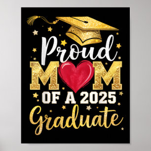 Affiche Fier Maman D'Une Maman 2025 Graduate Maman Graduat
