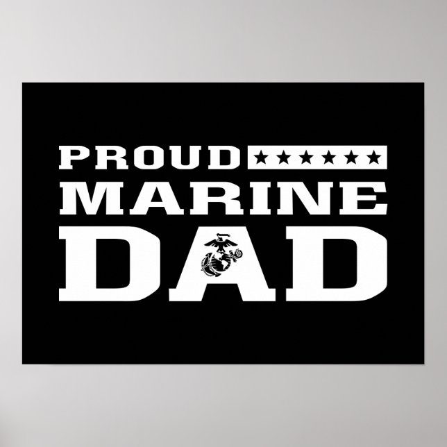 Affiche Fier Marine Papa (Devant)
