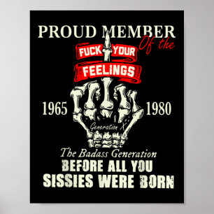 Affiche Fier Membre De Vos Sentiments 1965 1980 The Ba