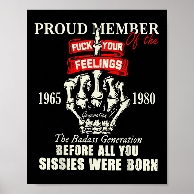 Affiche Fier Membre De Vos Sentiments 1965 1980 The Ba (Devant)