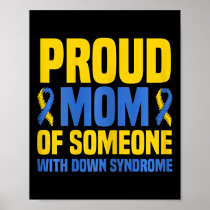 Affiche Fier Mère Monde Syndrome de Down Maman