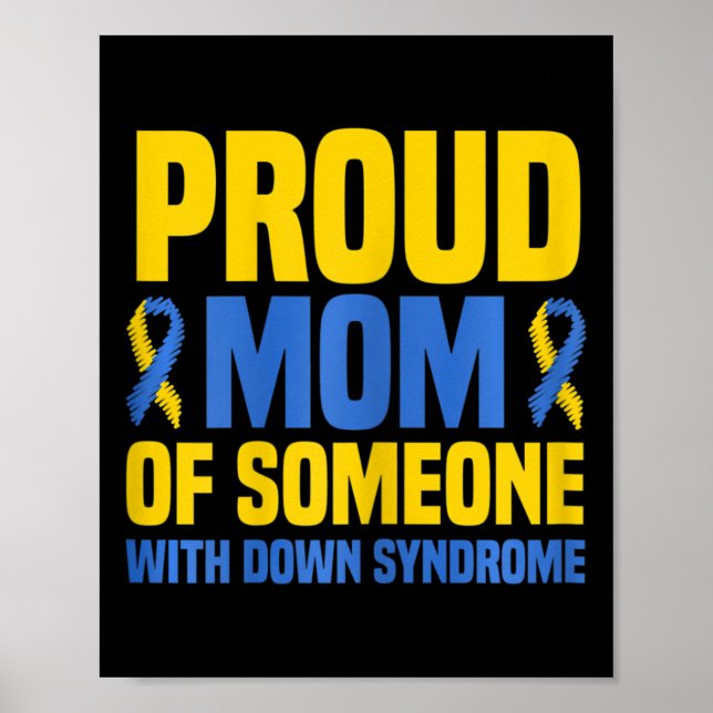 Affiche Fier Mère Monde Syndrome de Down Maman (Devant)