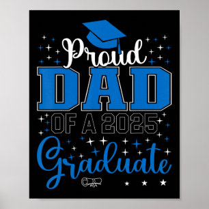 Affiche Fier Papa D'Un Cl De 2025 Diplômé Pour Diplôme