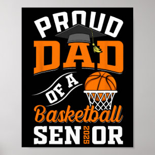 Affiche Fier Papa D'Un Sketll Senior Cl De 2025 Graduation