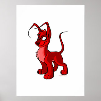 Affiche Fier rouge Gelert