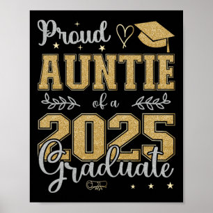 Affiche Fier Tante D'Un Cl De 2025 Diplômé Pour Graduati