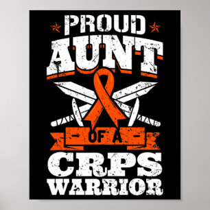 Affiche Fier Tante D'Un Militaire De La Crps Warrior Rsd S
