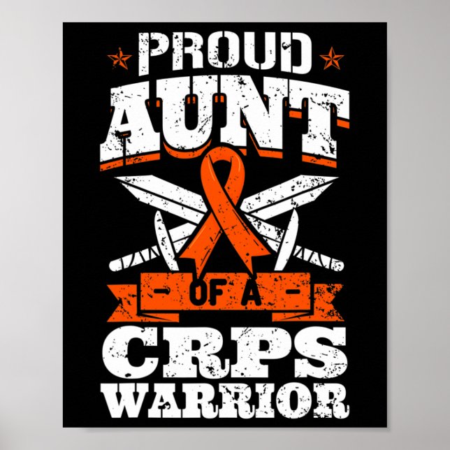 Affiche Fier Tante D'Un Militaire De La Crps Warrior Rsd S (Devant)