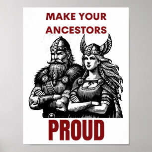 Affiche Fier vos ancêtres