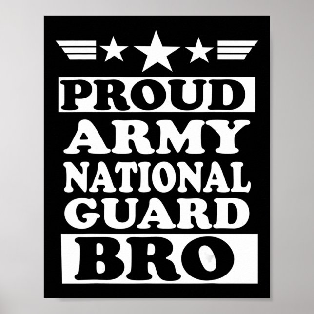 Affiche Fière armée garde nationale frère nationale mémori (Devant)