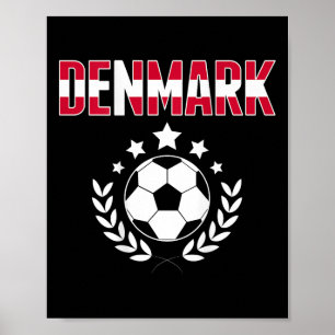 Affiche Fière chemise de fans de football danois - Soutene