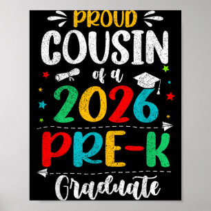 Affiche Fière cousine d'un élève de pré-maternelle 2026 ga