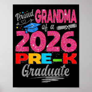Affiche Fière grand-mère de la promotion 2026 de maternell