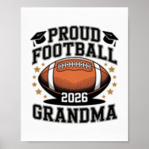 Affiche Fière grand-mère d'une promotion de football 2026